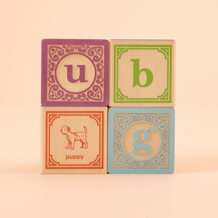 Uncle Goose Classic Lowercase ABC Blocks