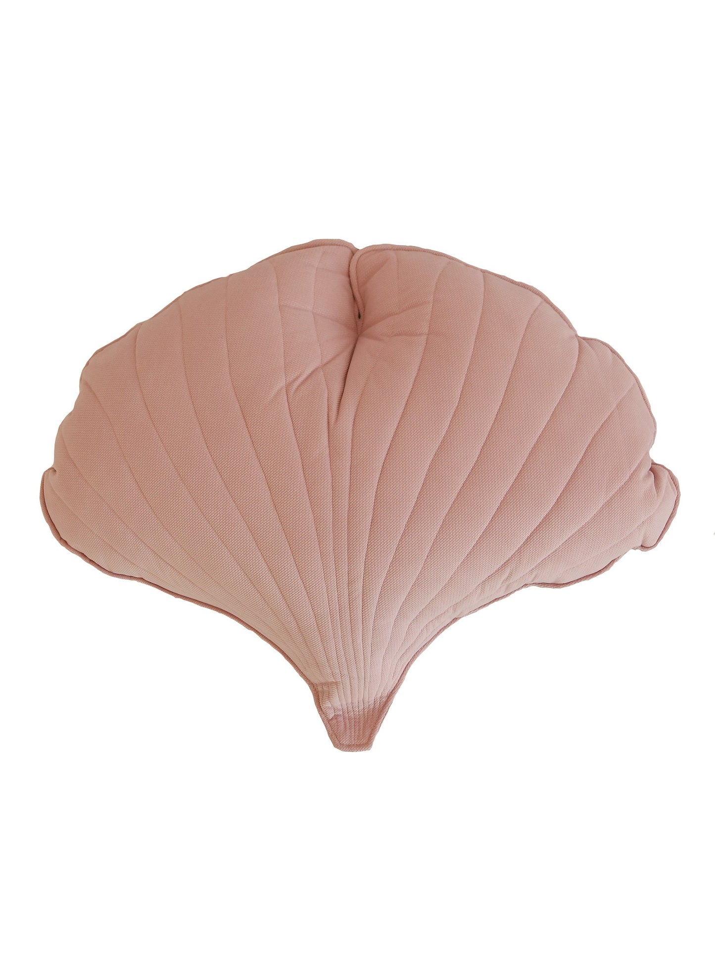 Velvet Powder Pink Ginkgo Leaf Pillow