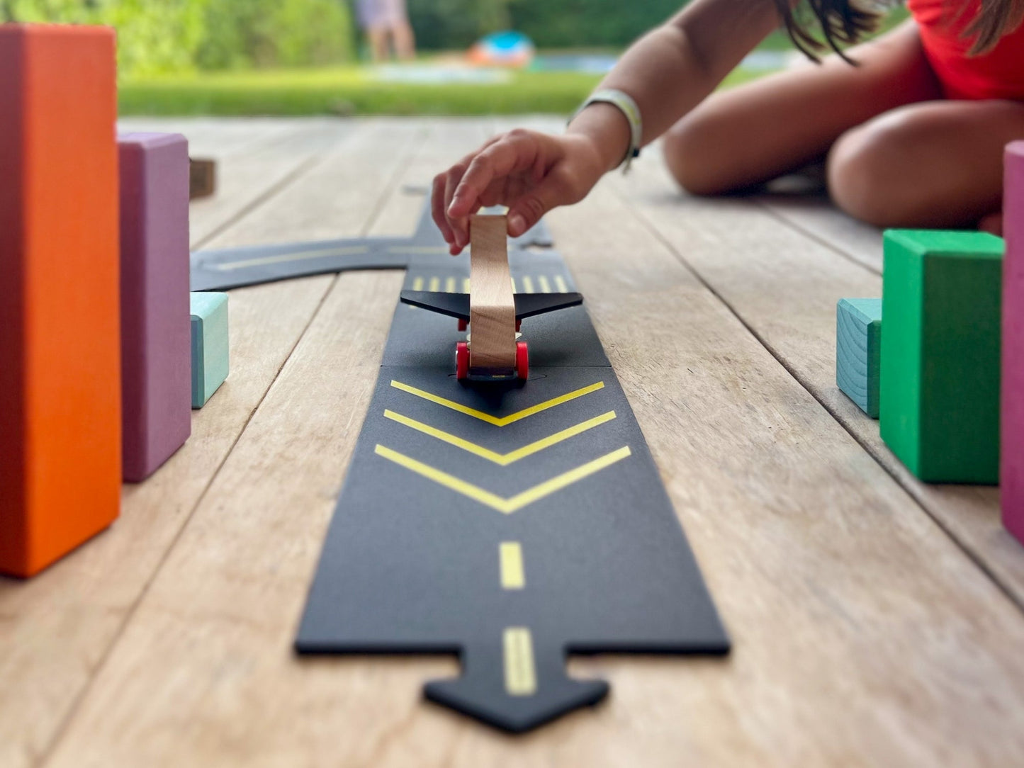 Road Track Toy Airport Runway