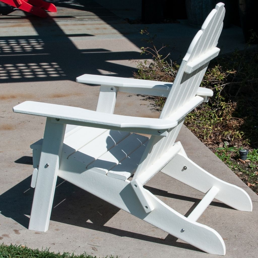 New Tradition Folding Adirondack Chair by ResinTeak