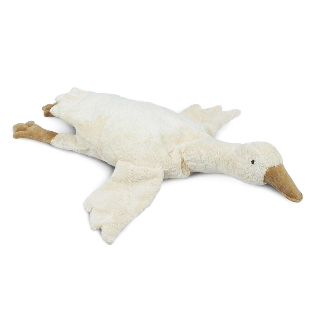 Cuddly Animal Goose Large White | Warming Pillow - Oliver Ruffus