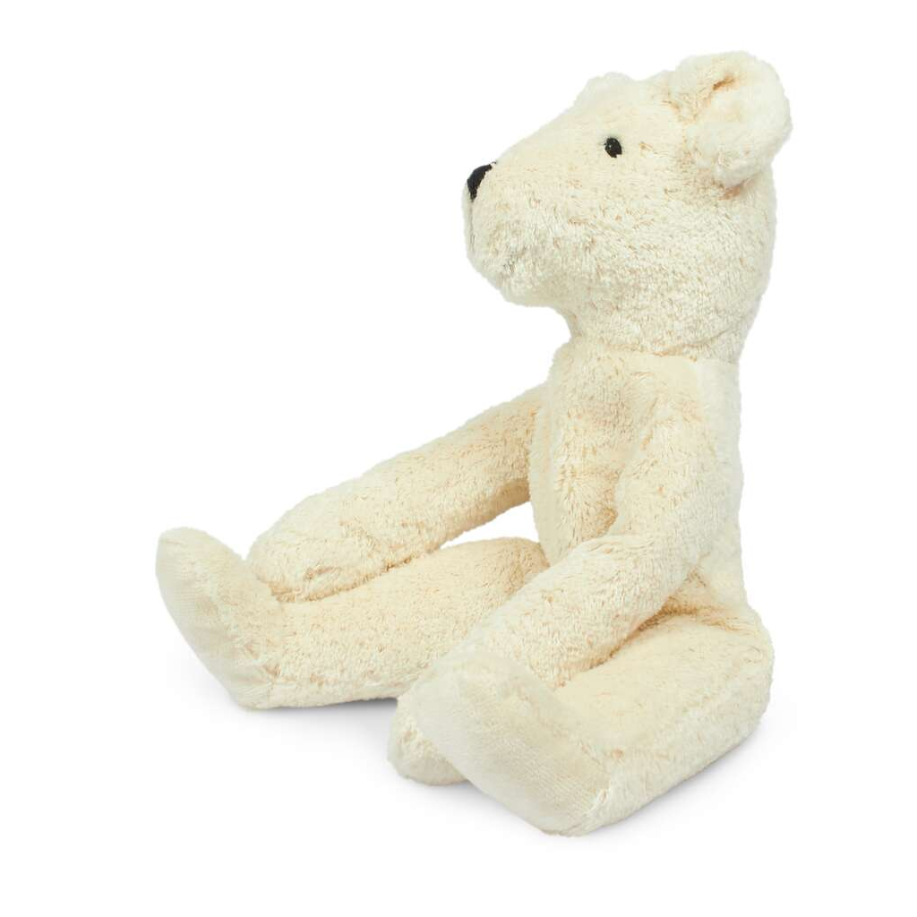 Floppy Animal Bear, Large | White