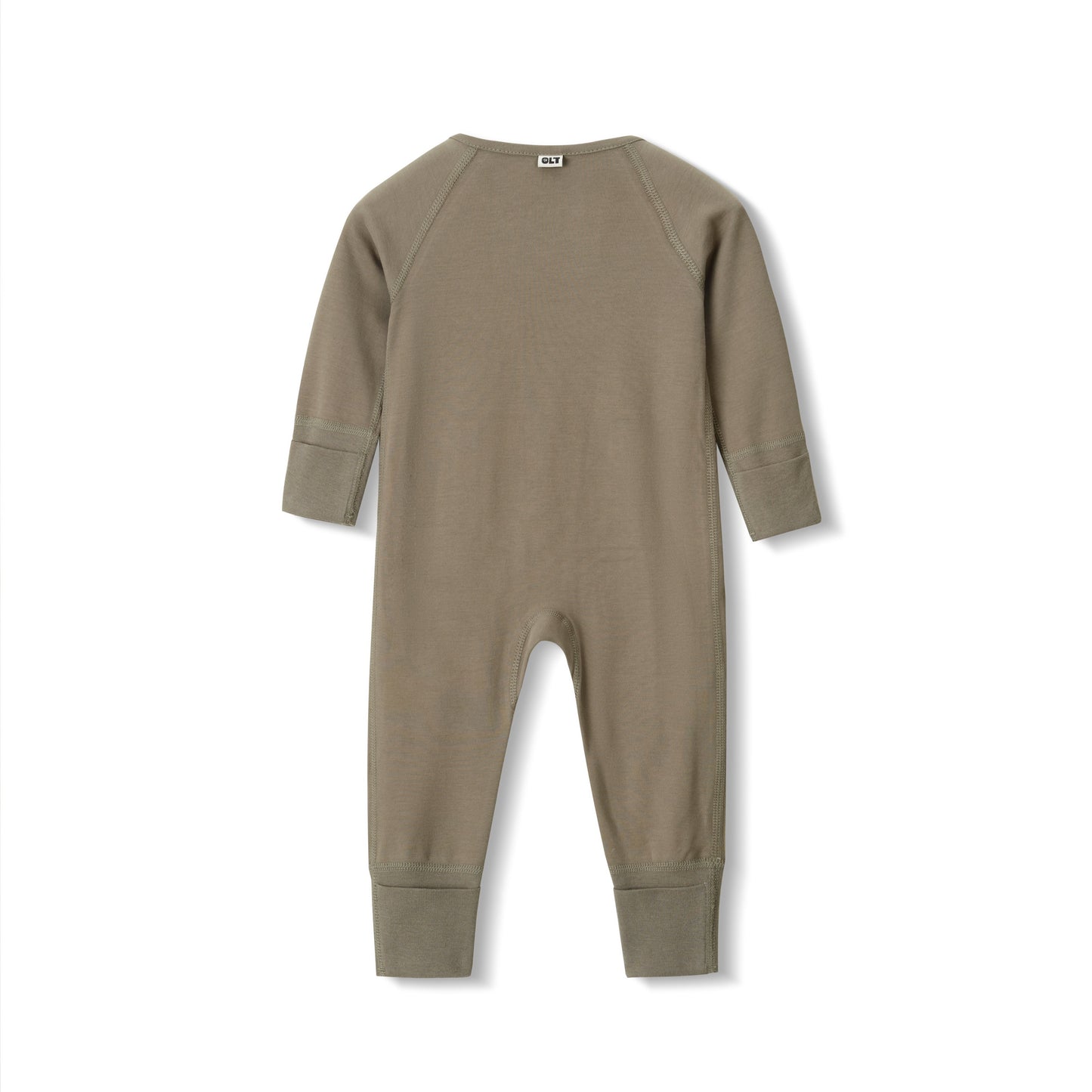 Zip Romper in Olive