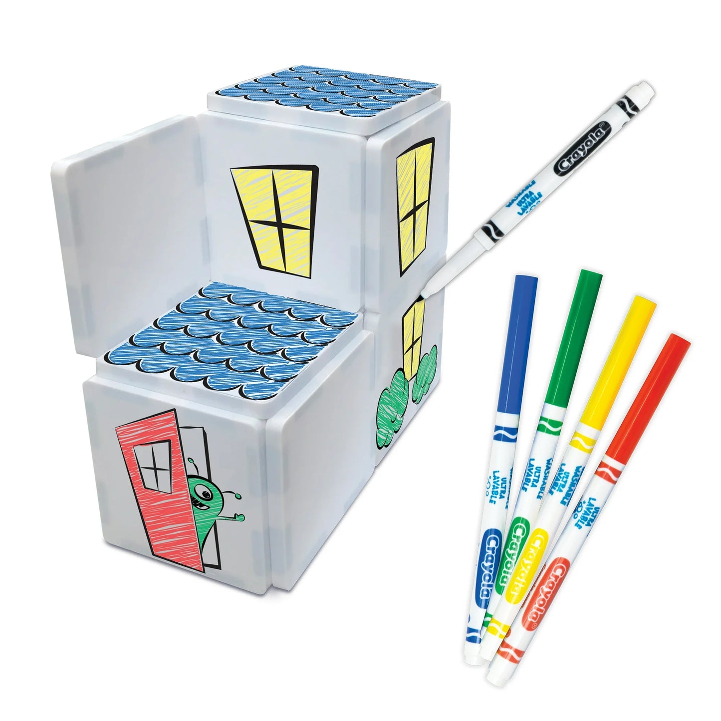 Crayola 24 Piece Doodle Colors Building Set