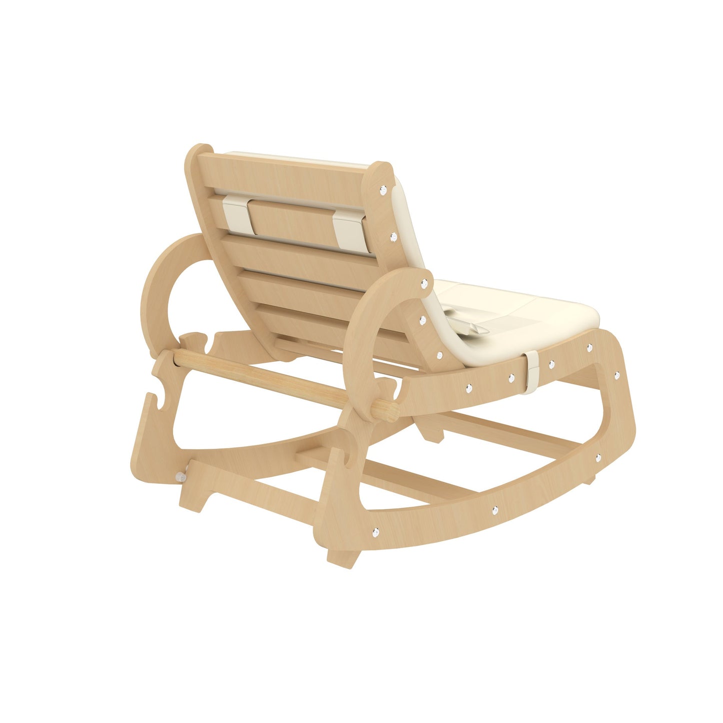 Avenlur Hemlock – Premium Wooden Baby Rocker for Soothing Sleep