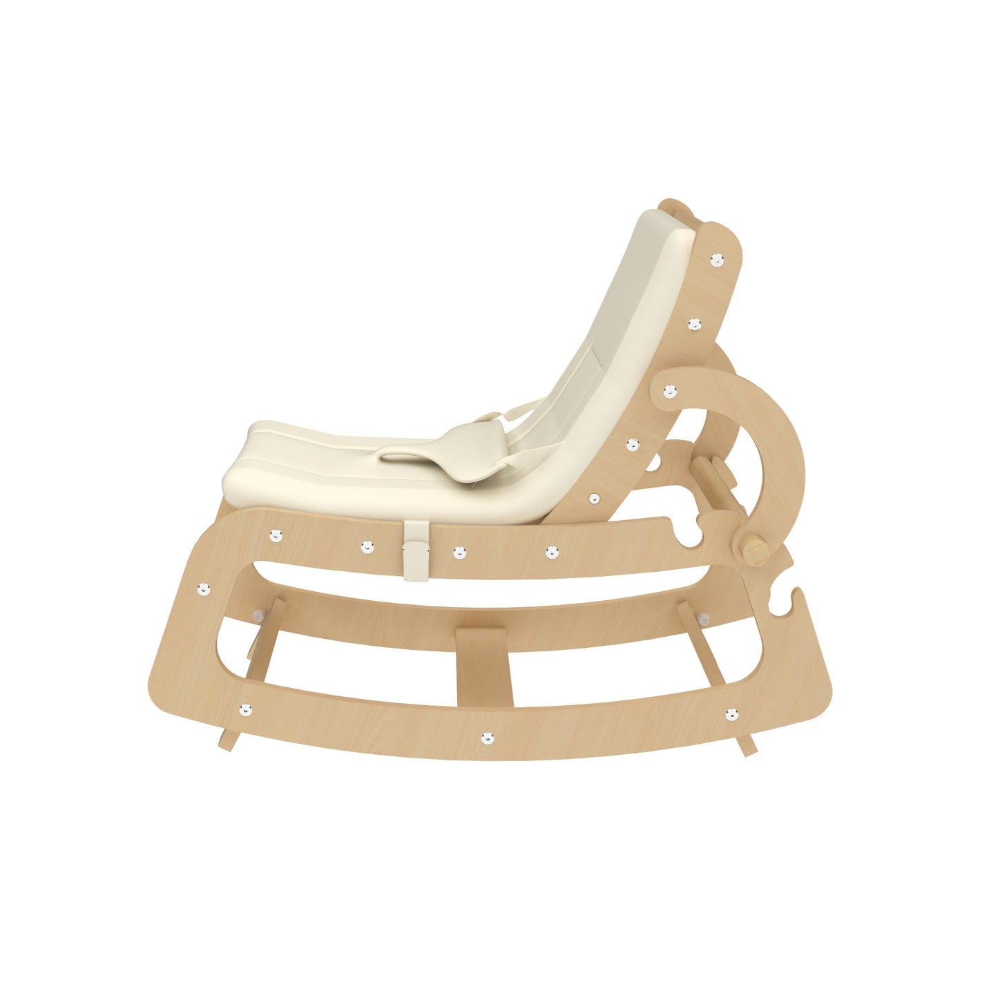 Avenlur Hemlock – Premium Wooden Baby Rocker for Soothing Sleep