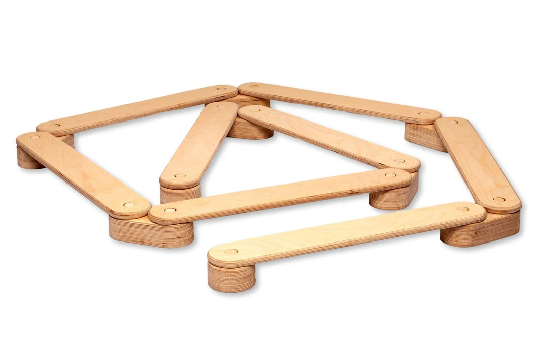 Balance Beam and Stepping Stones Set - Oliver Ruffus