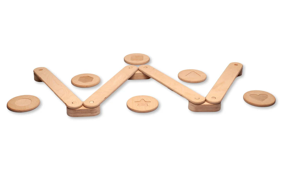 Balance Beam and Stepping Stones Set - Oliver Ruffus