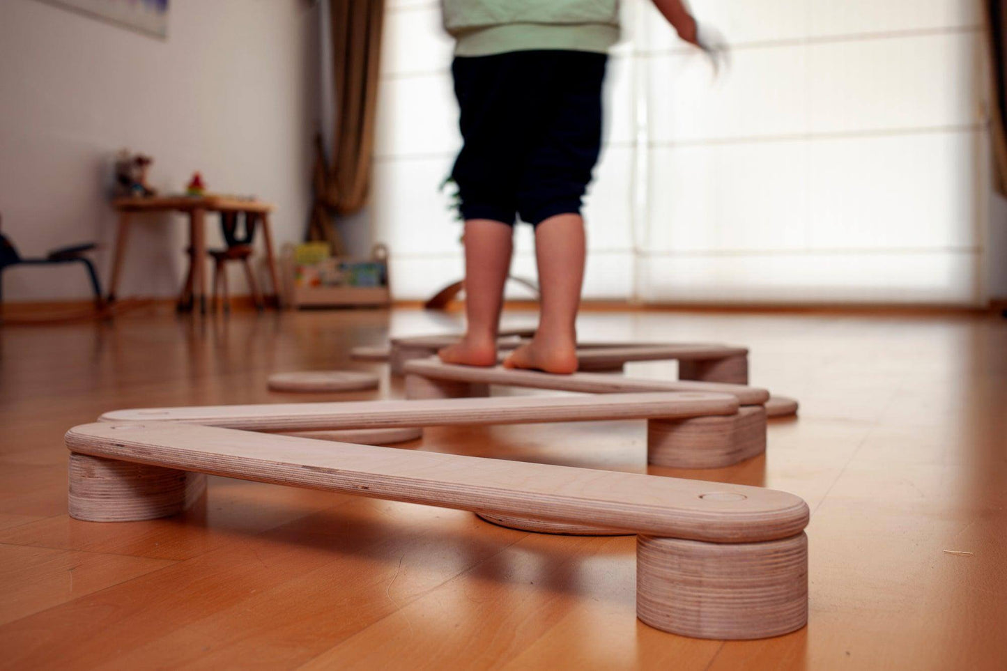 Montessori Balance Beam and Stepping Stones Set