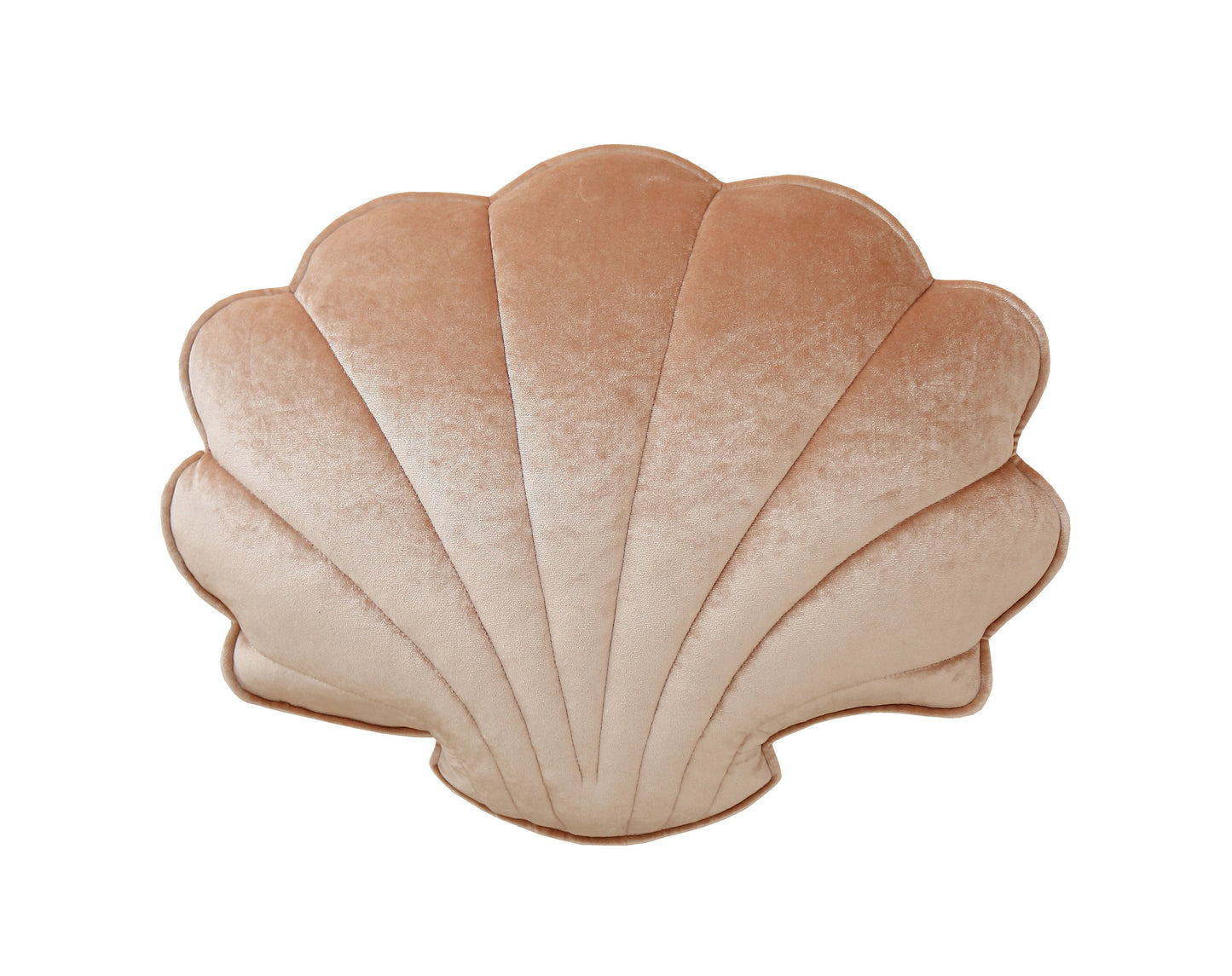 Velvet Beige Pearl Shell Pillow