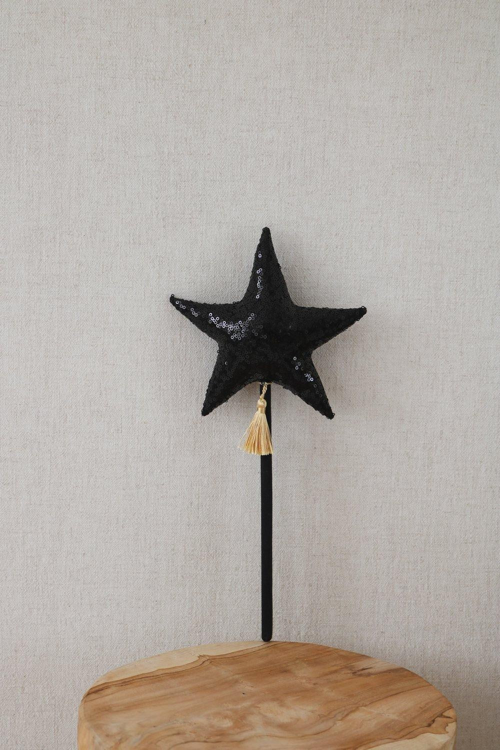 Black Sequins Magic Wand