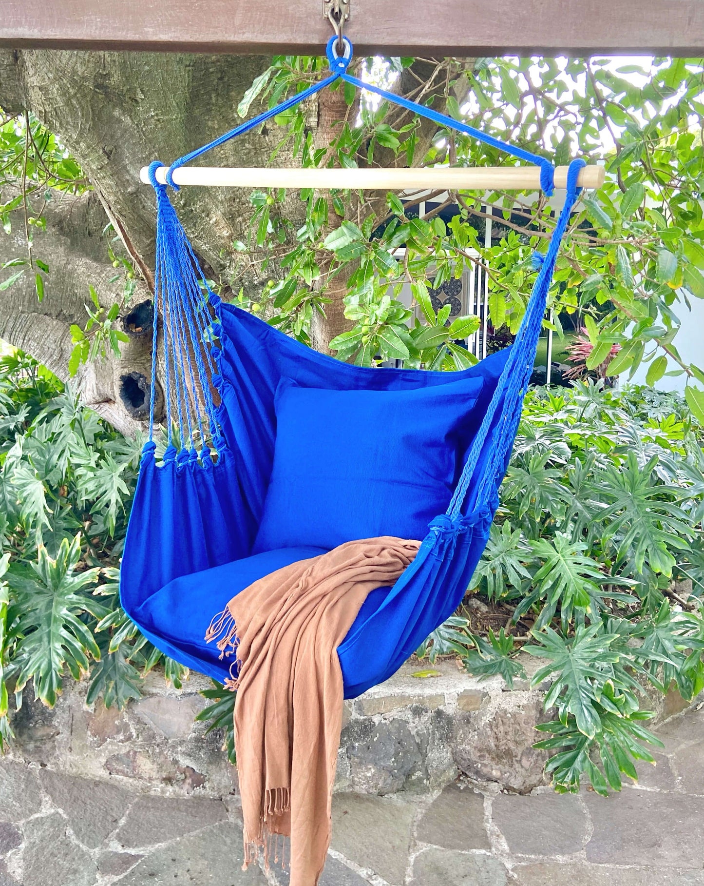 Blue Hanging Chair Hammock | CLASSIC BLUE