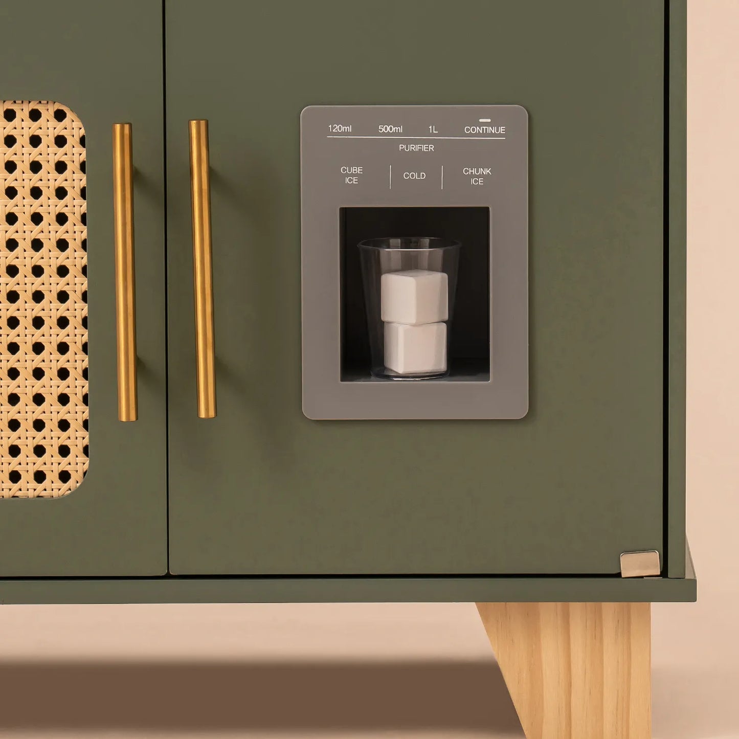 Vintage Green Wooden Play Kitchen - Oliver Ruffus