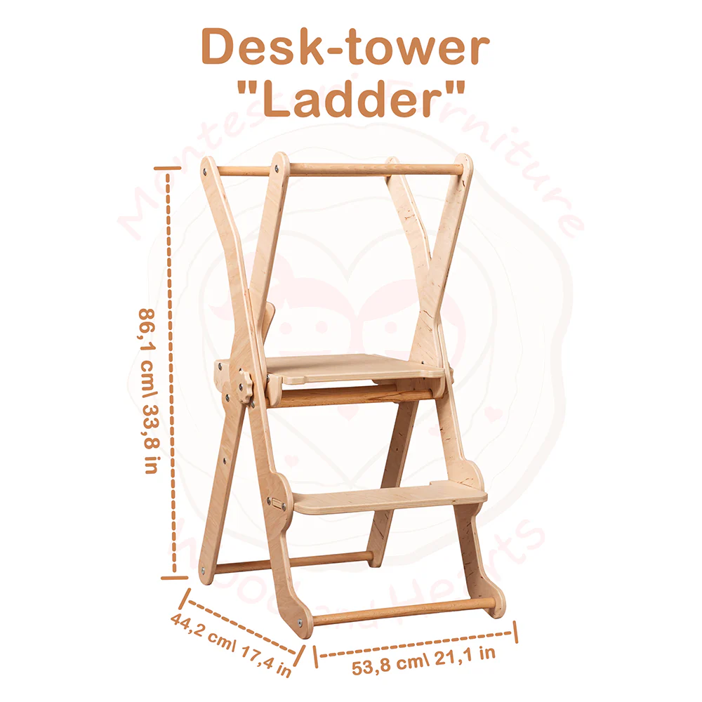 Foldable Kitchen Tower Desk