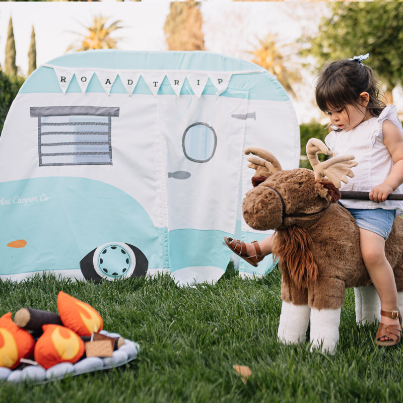 Road Trip Camper Blue - Oliver Ruffus