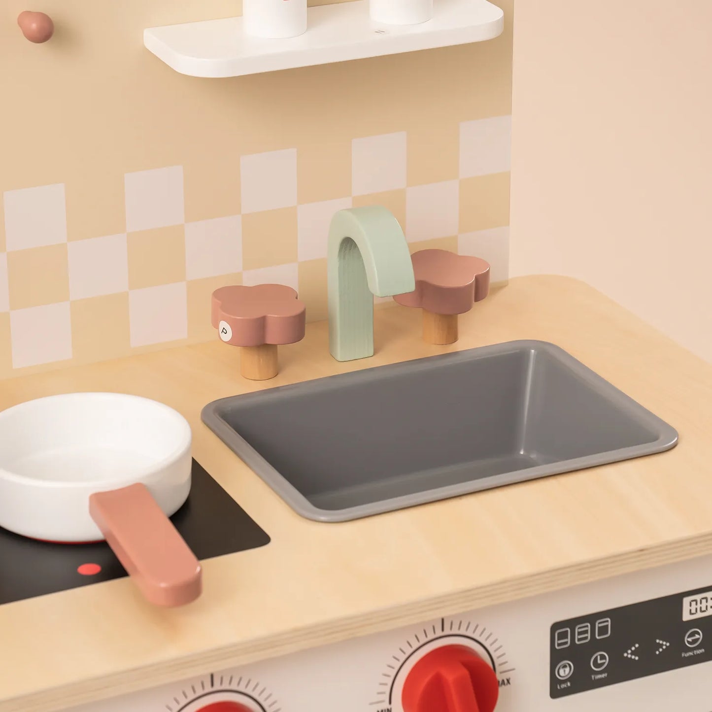 Toddler Kitchen with Play Food - Oliver Ruffus