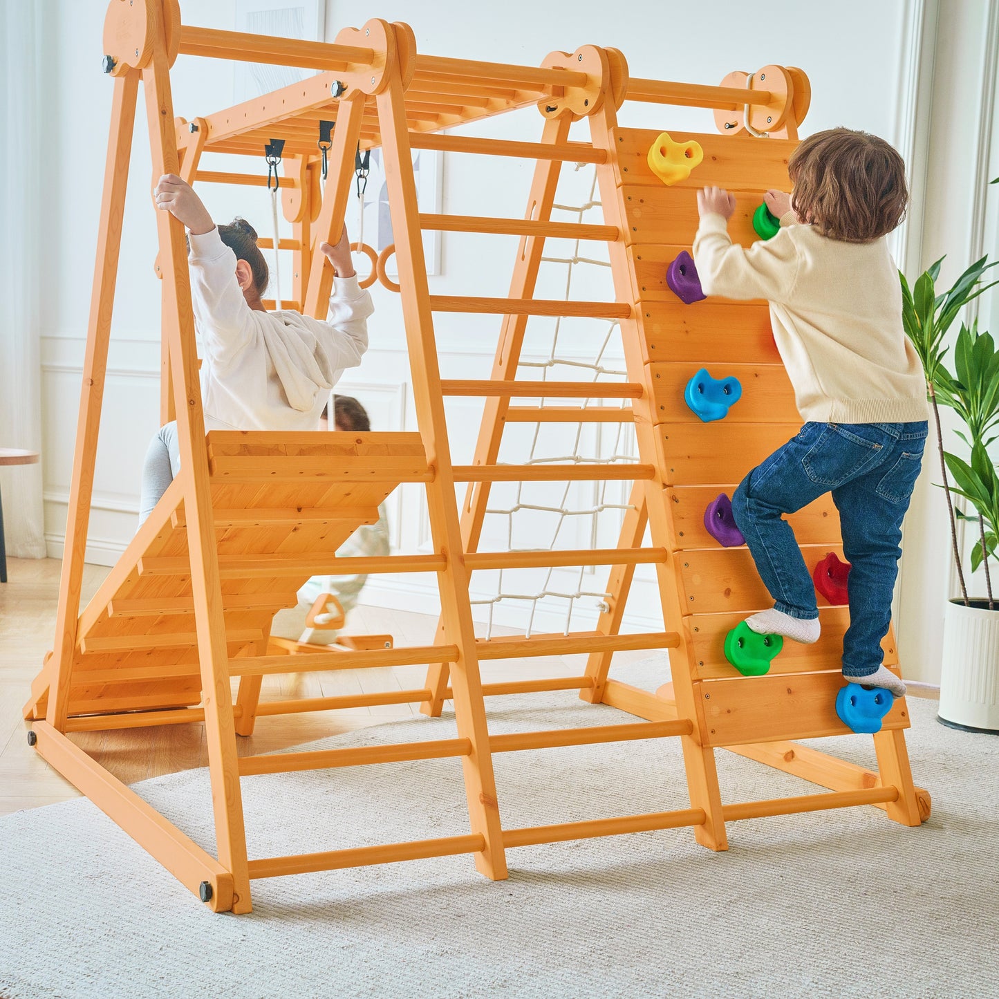 Chestnut - 8-in-1 Jungle Gym for Toddlers