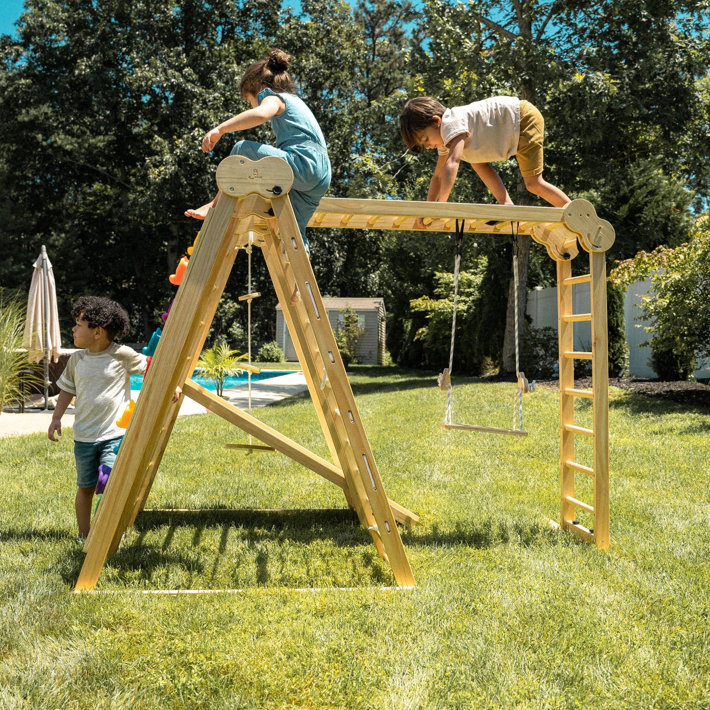 Chestnut - 8-in-1 Jungle Gym for Toddlers