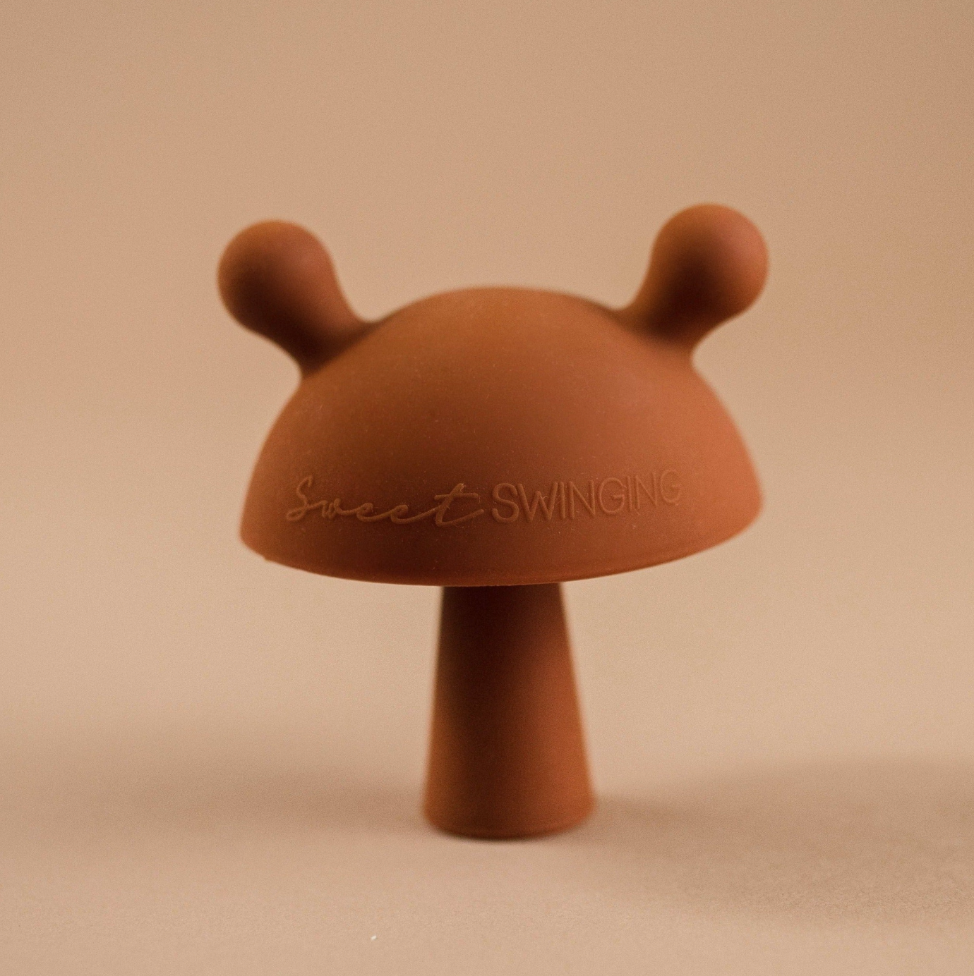 Mushroom Teether-Clay