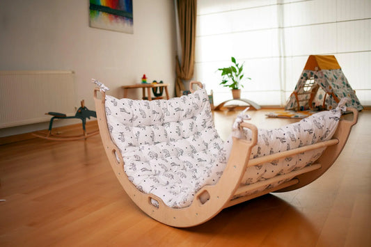 Climbing Arch Rocker with Origami Cushion - Oliver Ruffus