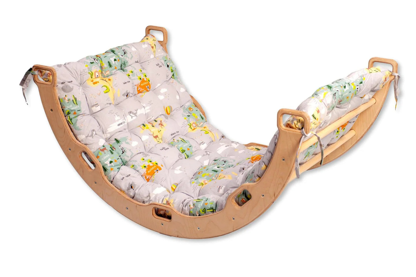 Climbing Arch Rocker with Map Cushion - Oliver Ruffus