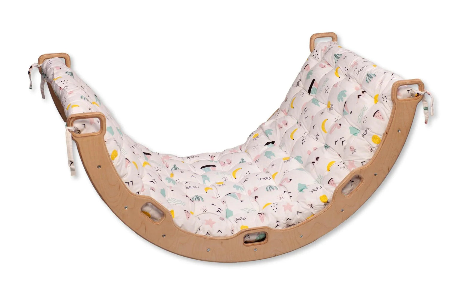 Climbing Arch Rocker with Flamingo Cushion - Oliver Ruffus