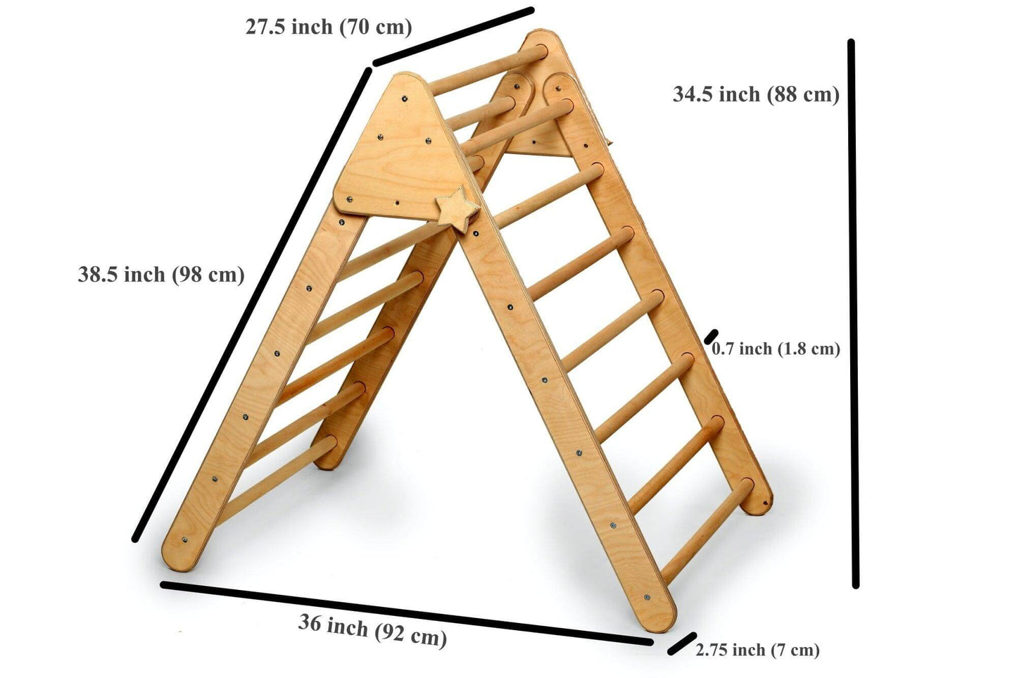 Climbing Triangle and Ramp Set 2-in-1 | Foldable Montessori Play Set