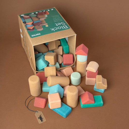 60 Cork Building Blocks - Oliver Ruffus