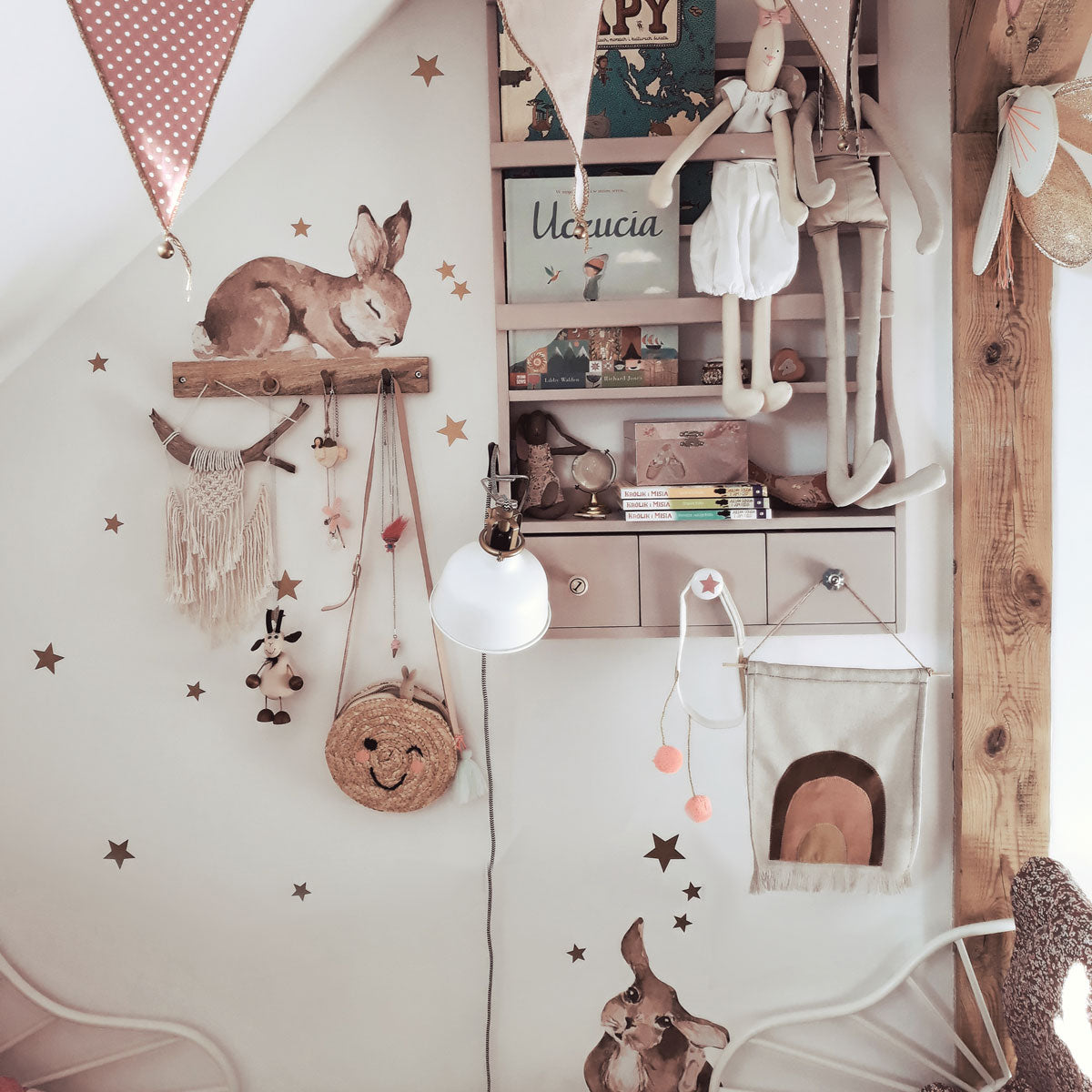 Happy Rabbits Wonderland Wall Decal Set