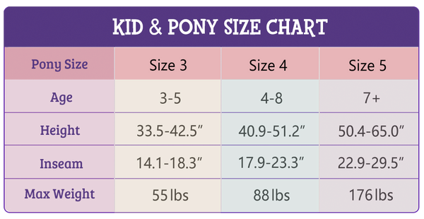 Model U Ride-On Pony Age 3-5 Brown