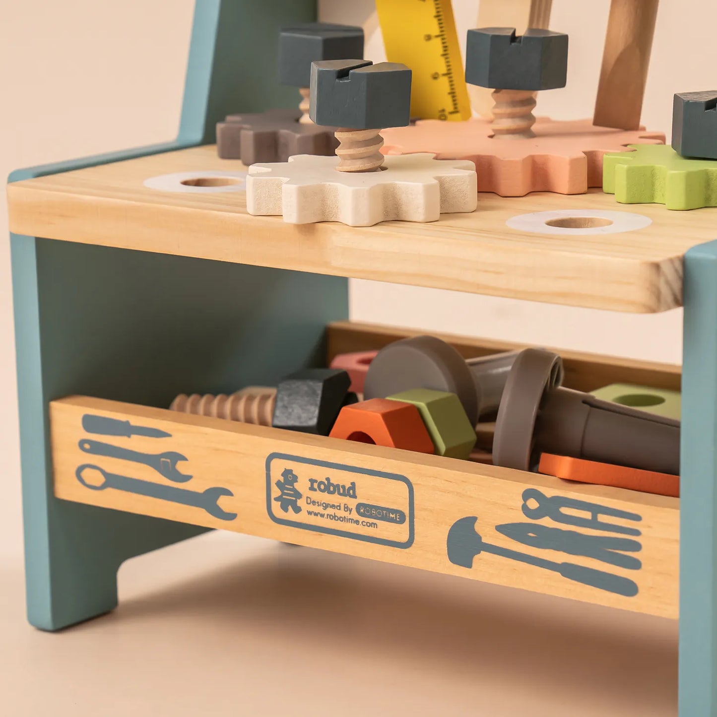 Mini Wooden Play Tool Workbench - Oliver Ruffus