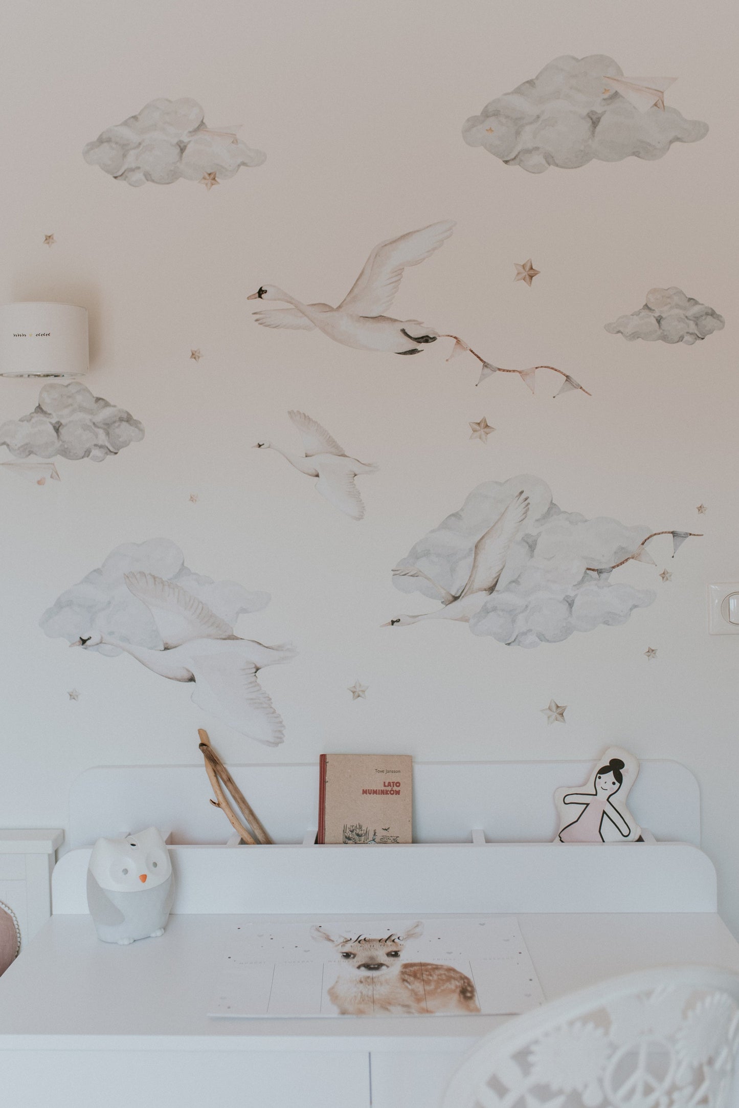 Swans Wall Decal Set