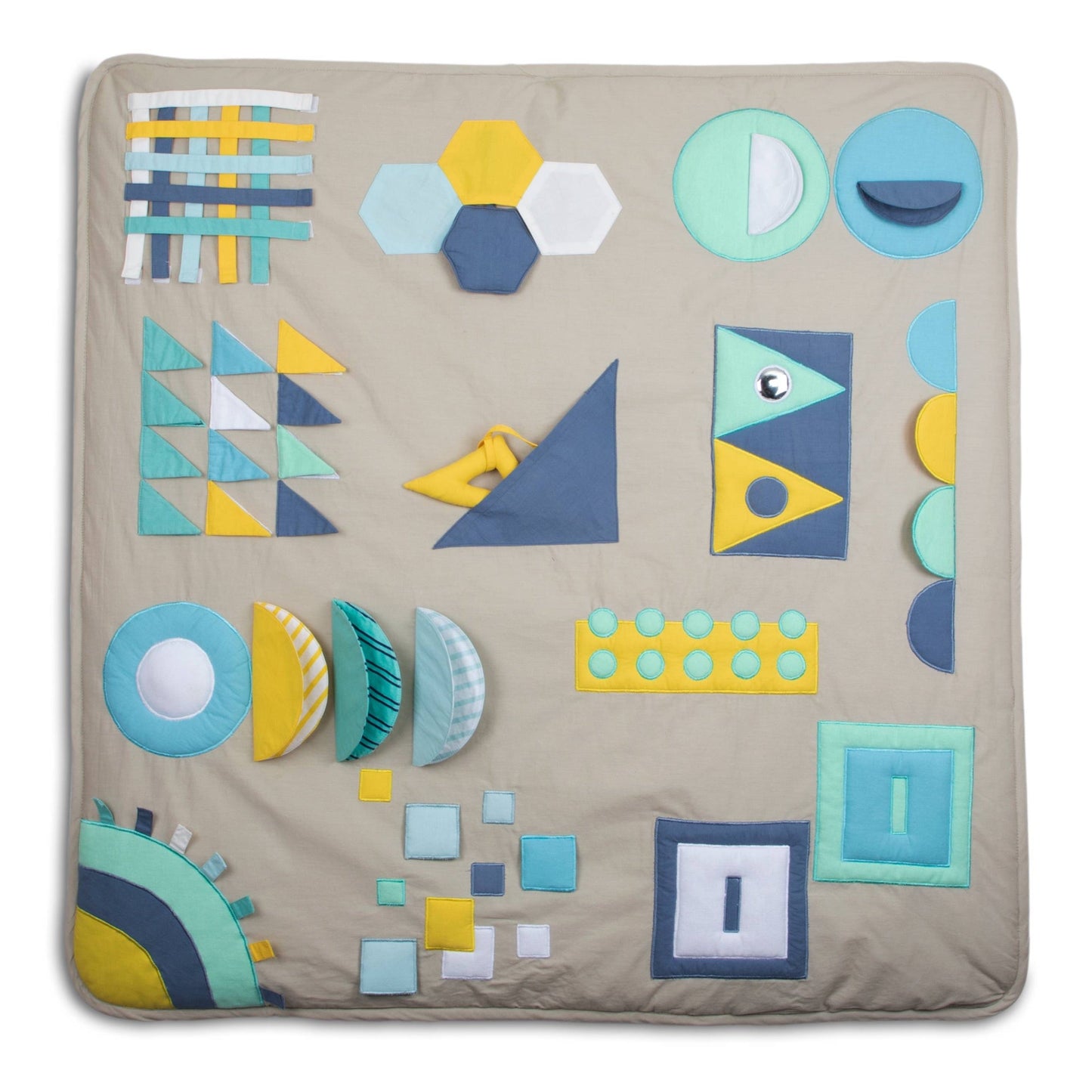 Shapes baby play mat