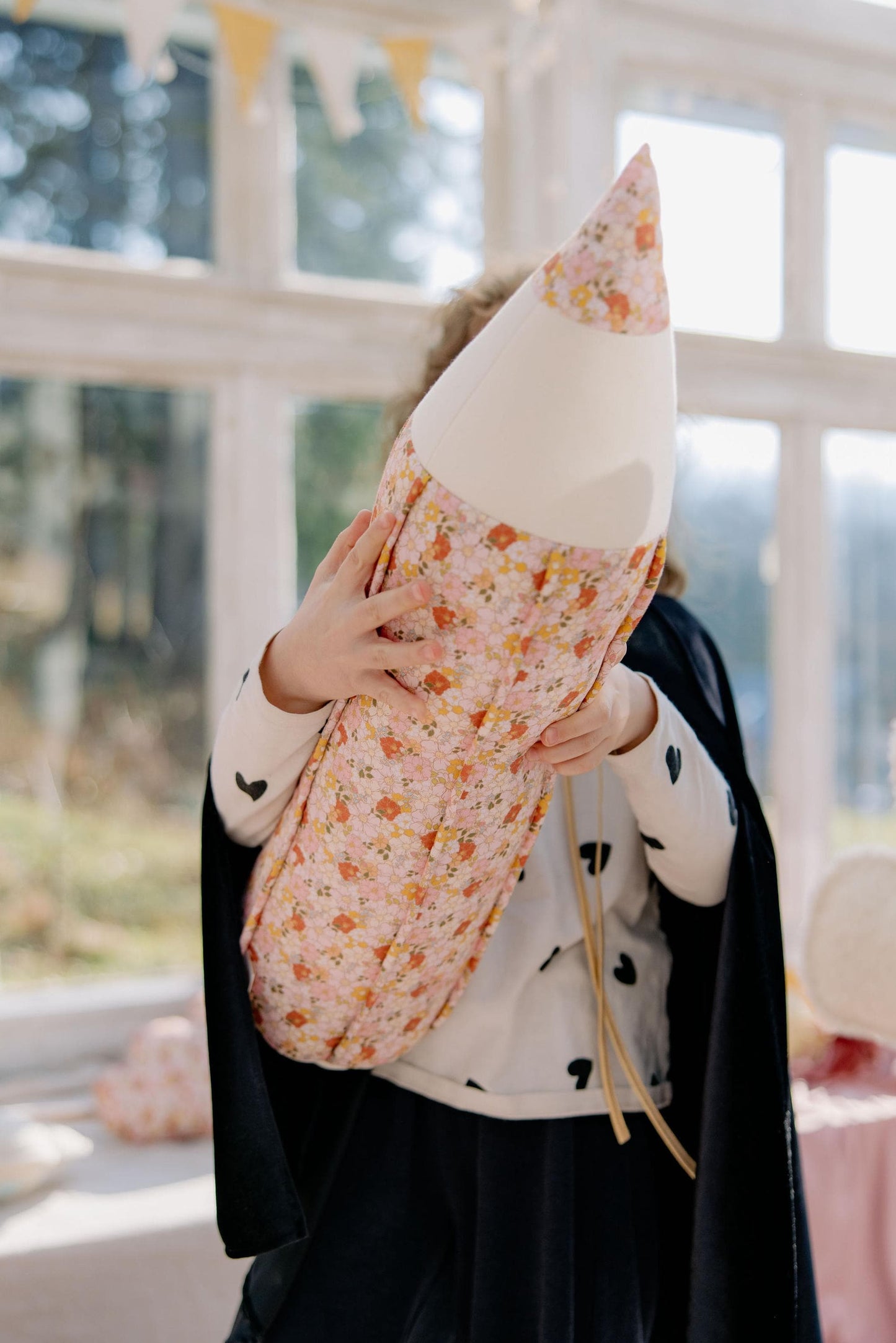 "Spring Garden" Cotton Crayon Pillow