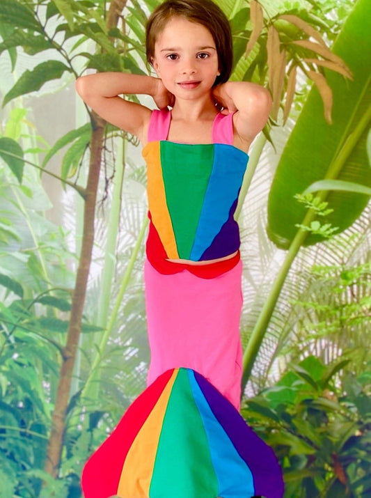 Rainbow Mermaid Costume