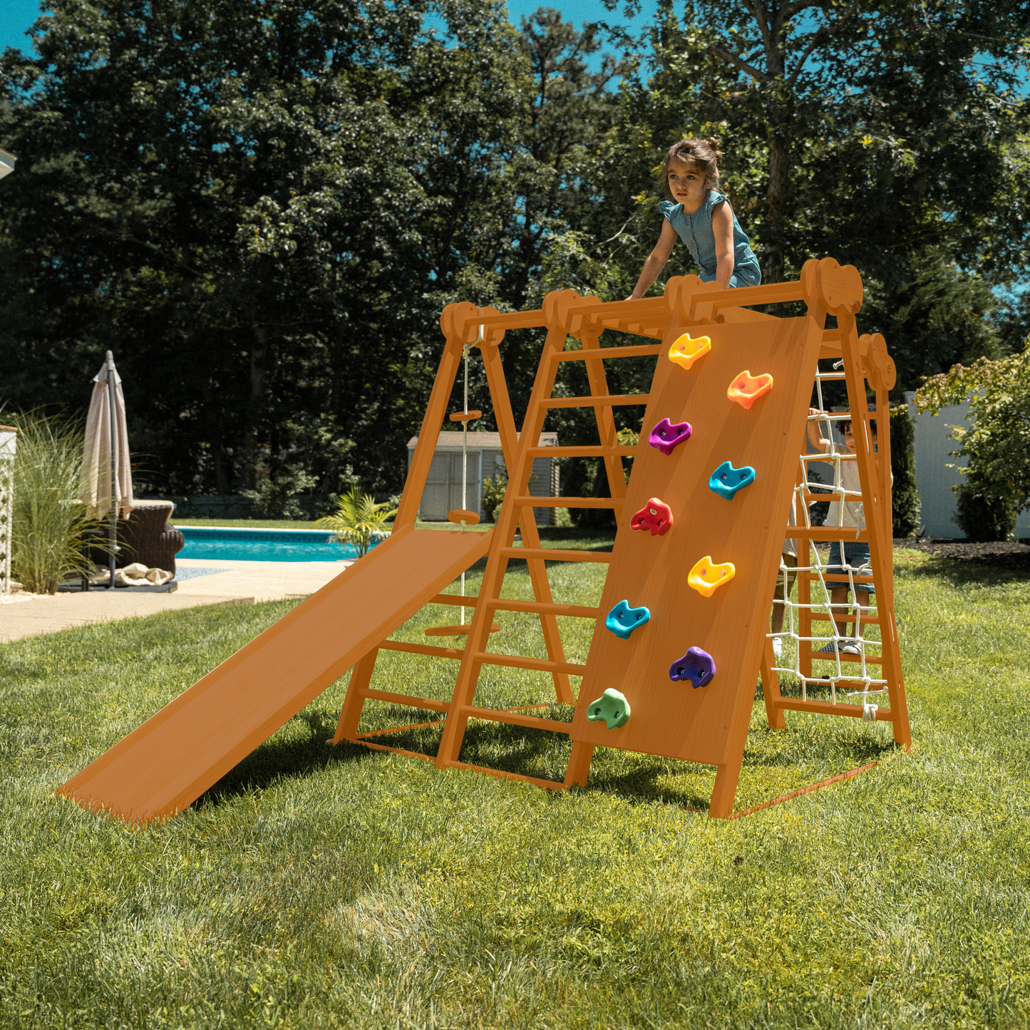 Chestnut - 8-in-1 Jungle Gym for Toddlers