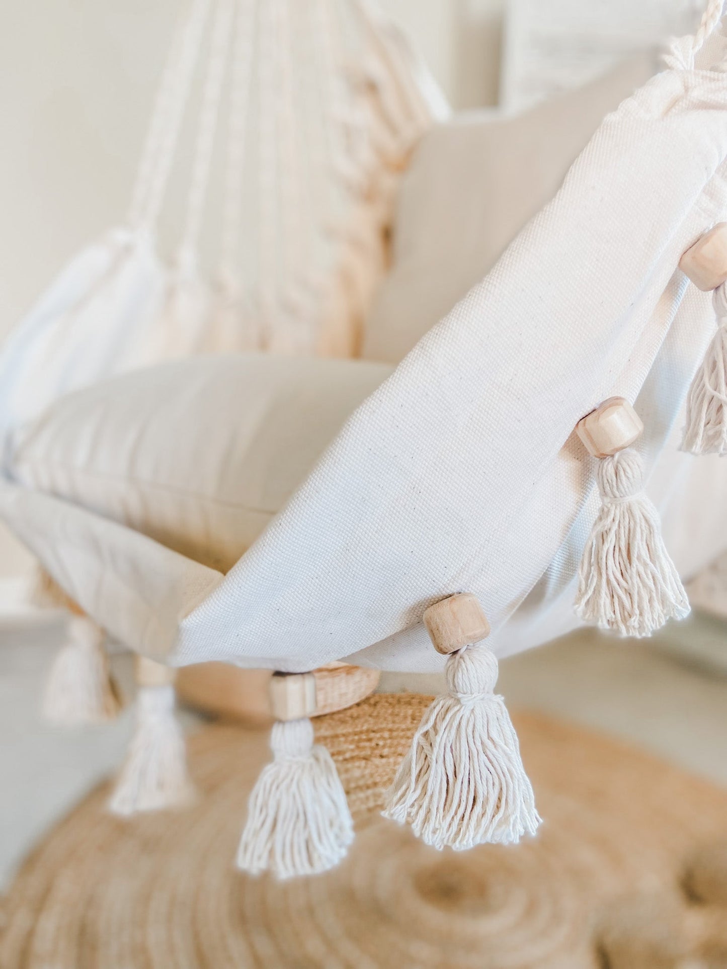 Junior Boho Indoor Hammock Chair With Tassels | LOLITA Jr.