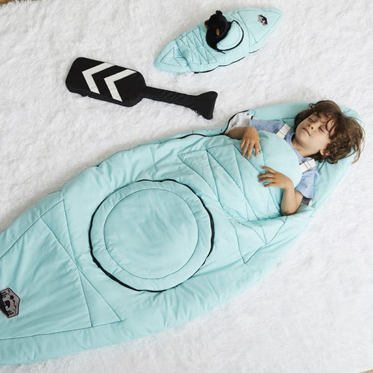 Kayak Sleeping Bag with Oars - Oliver Ruffus