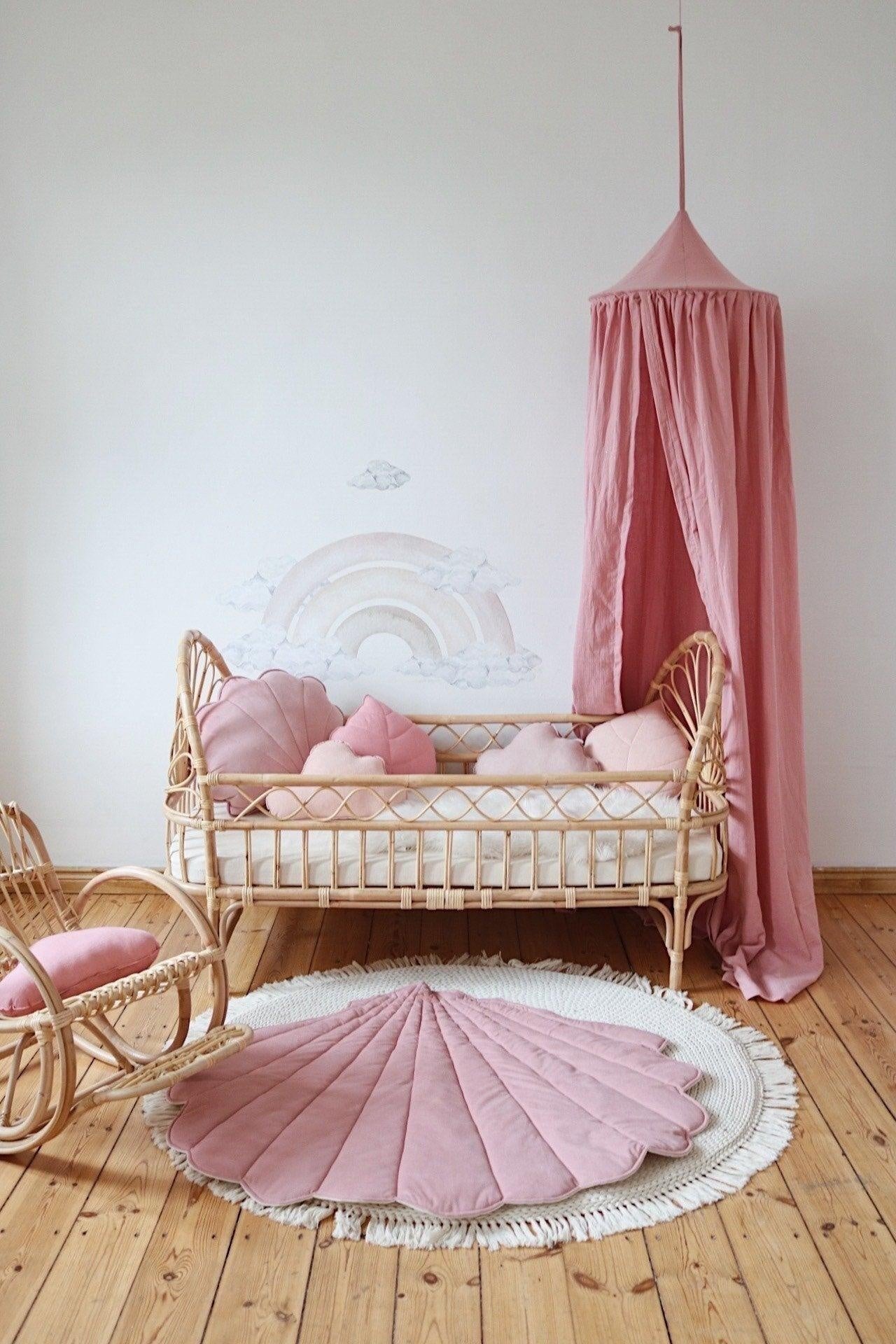 Linen Light Pink Cloud Pillow