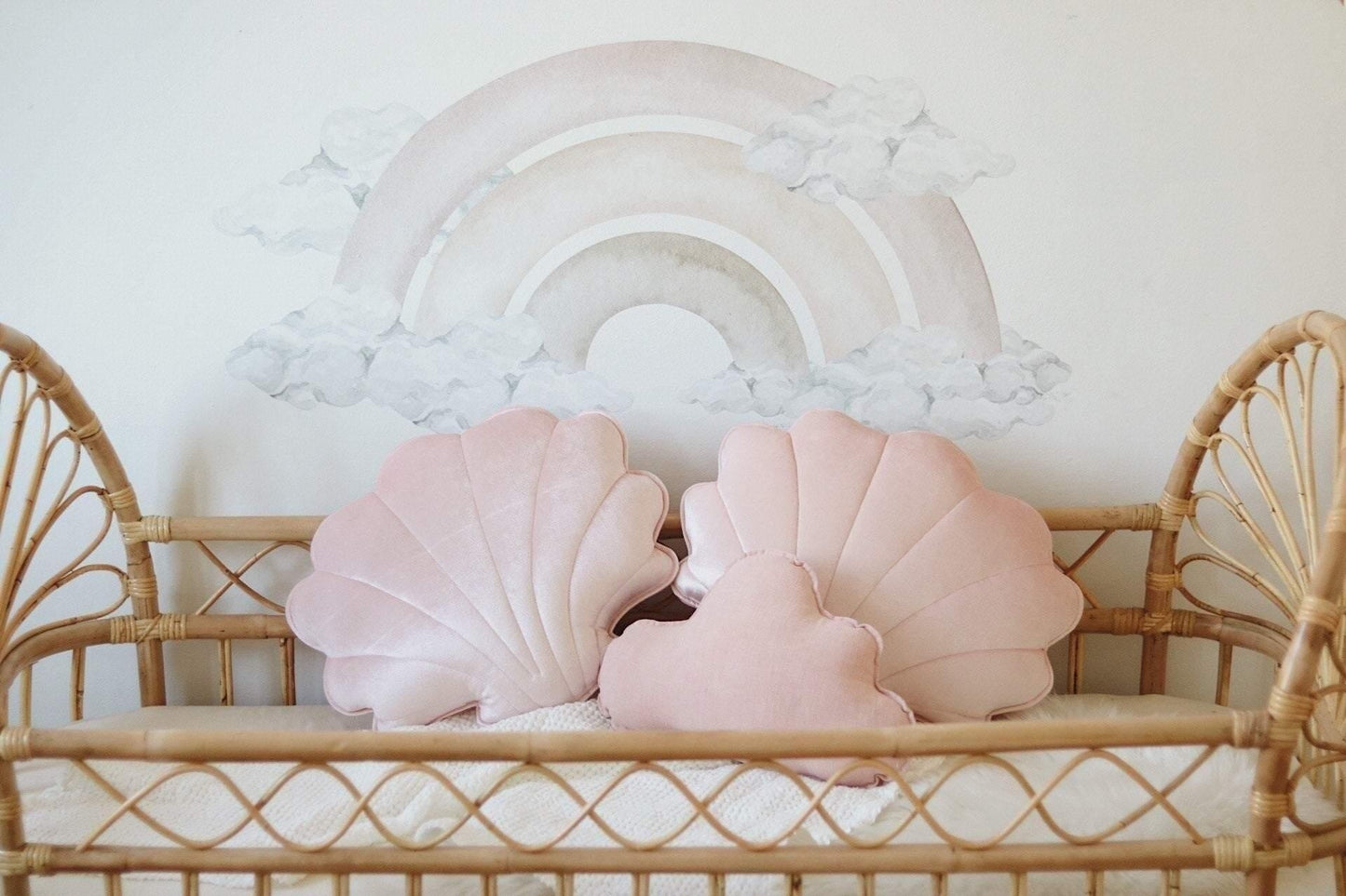 Linen Light Pink Cloud Pillow