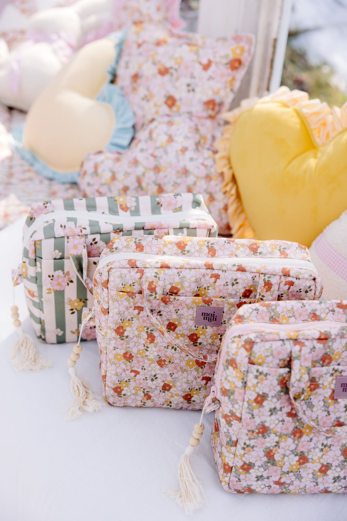 "Spring Garden" Makeup bag Big size