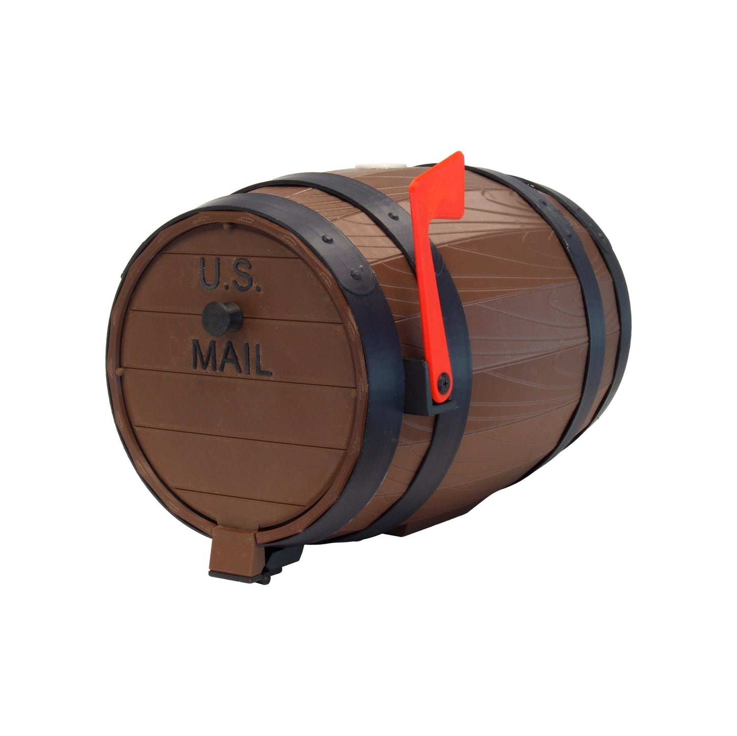 Rustic  Mailbox, Non-Locking Single Compartment, Post-Mount