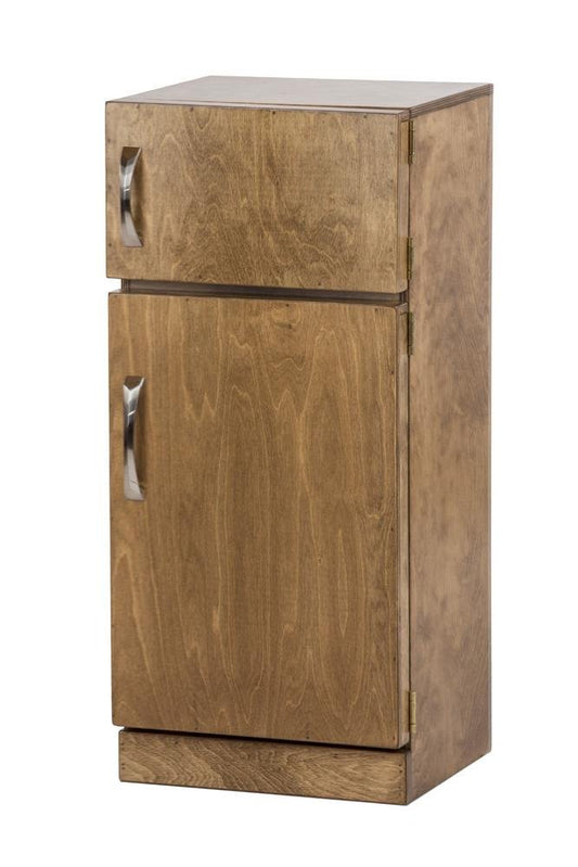 Child's Wooden Refrigerator Kitchen Playset Toy, Amish-Made