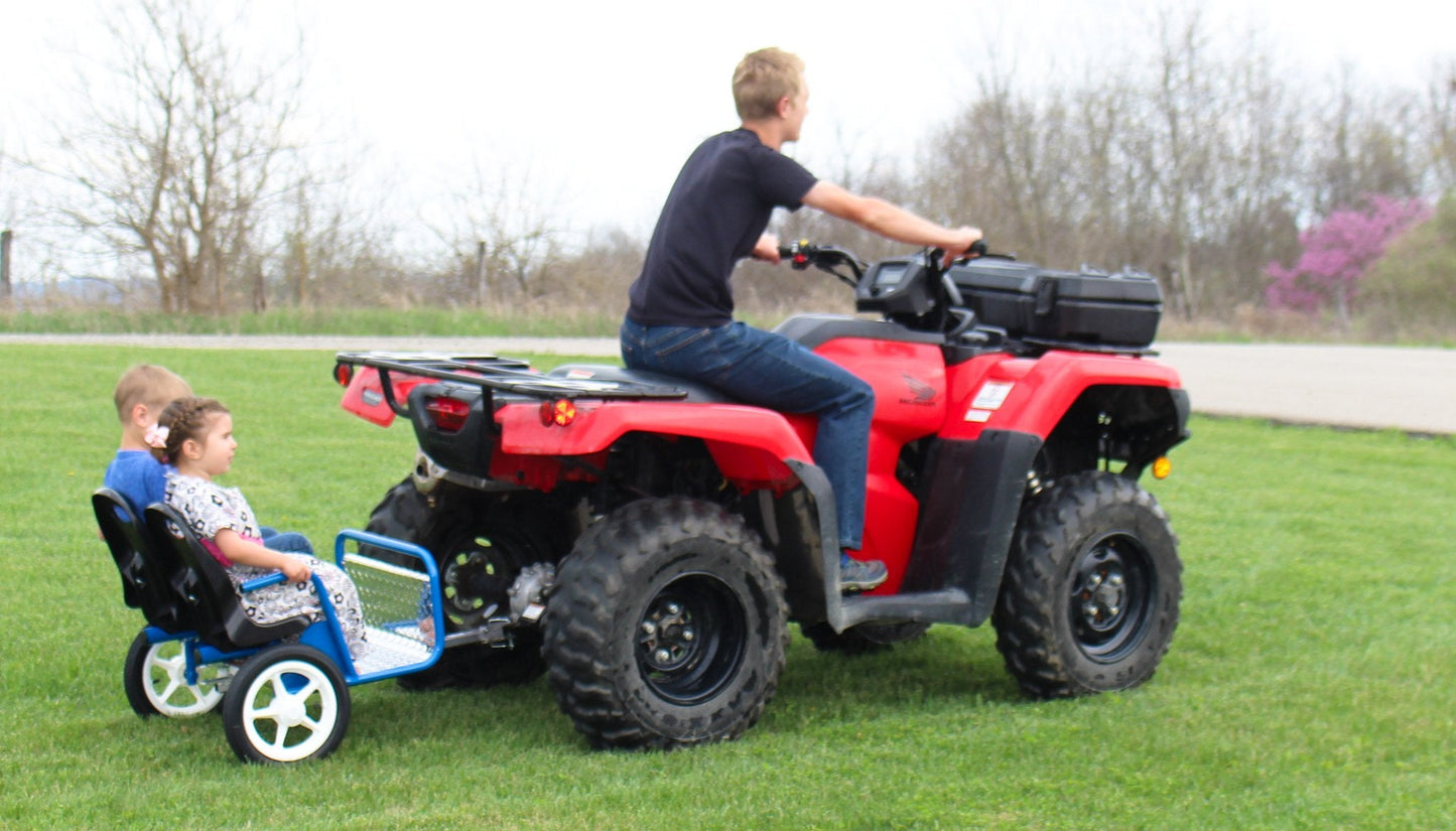 Amish-Made Chipmunk Coach, Kid's Pull-Behind Trailer