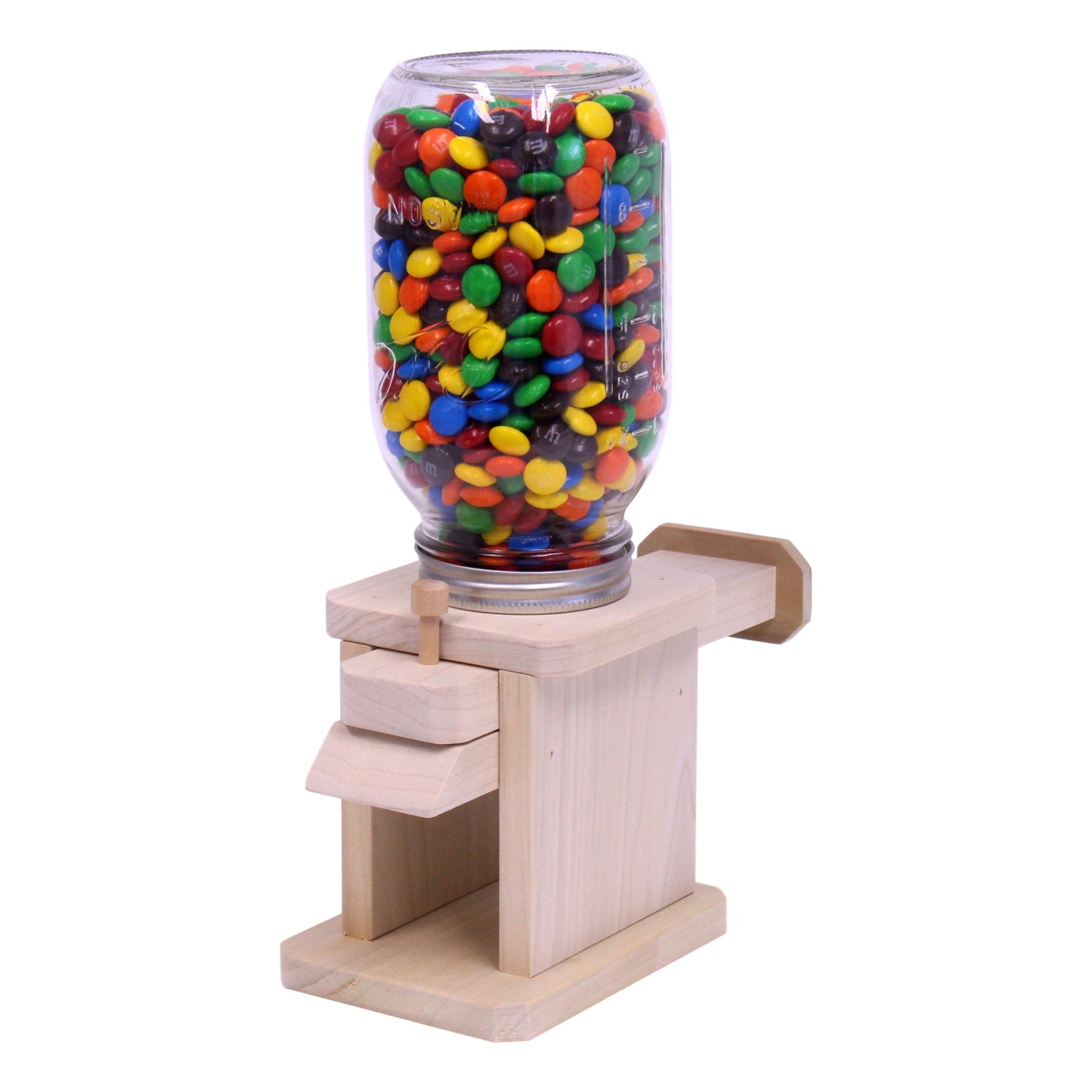 Jar Candy Dispenser, Great for M&M's, Peanuts, or Jelly Beans