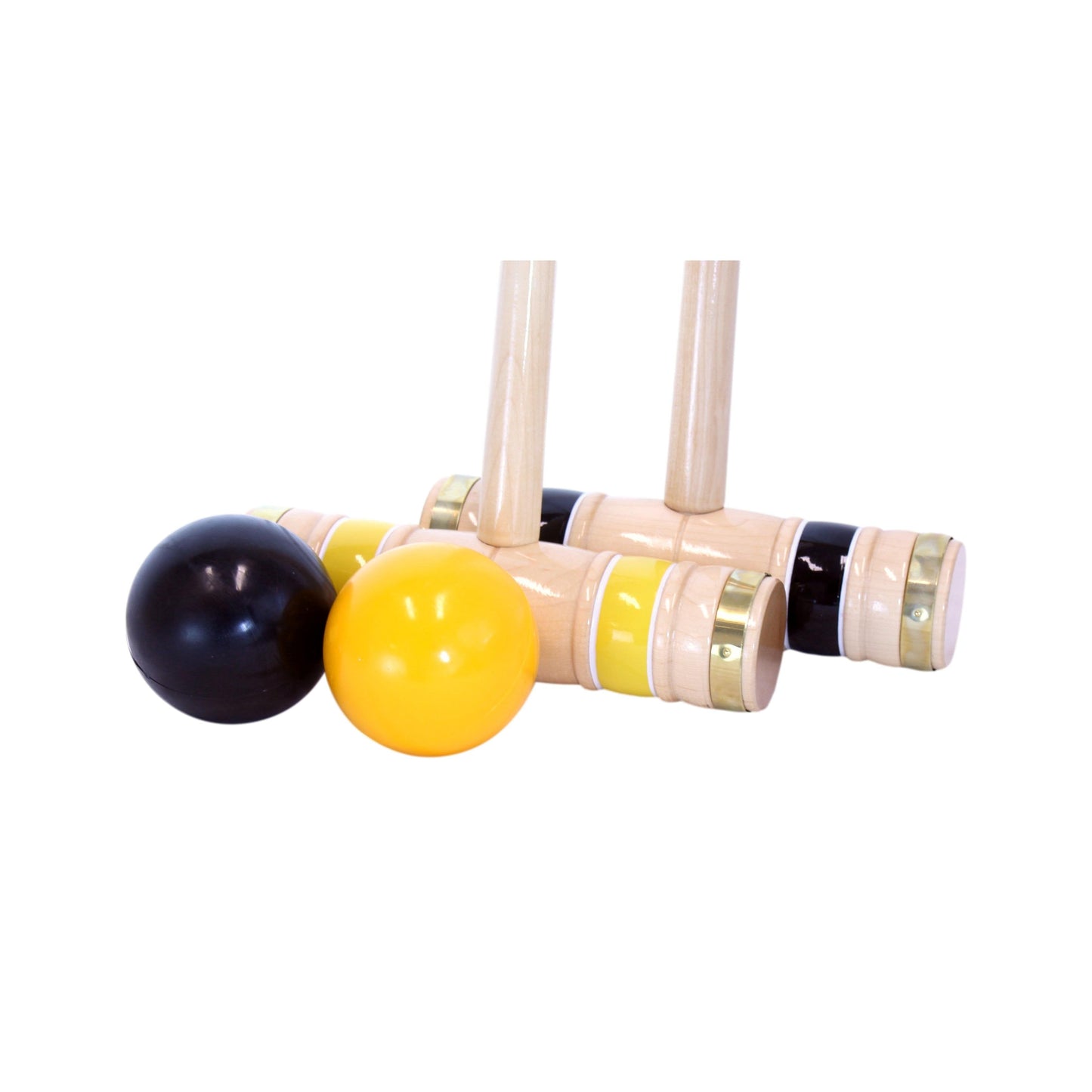 Deluxe Croquet Game Set, 6 Player, Amish-Made, With Wooden Holder