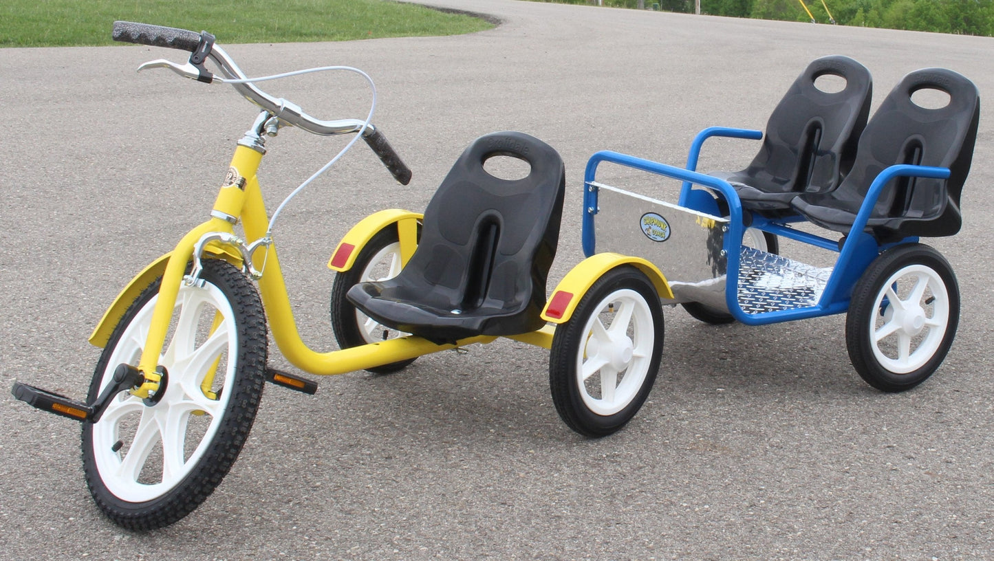Amish-Made Chipmunk Coach, Kid's Pull-Behind Trailer