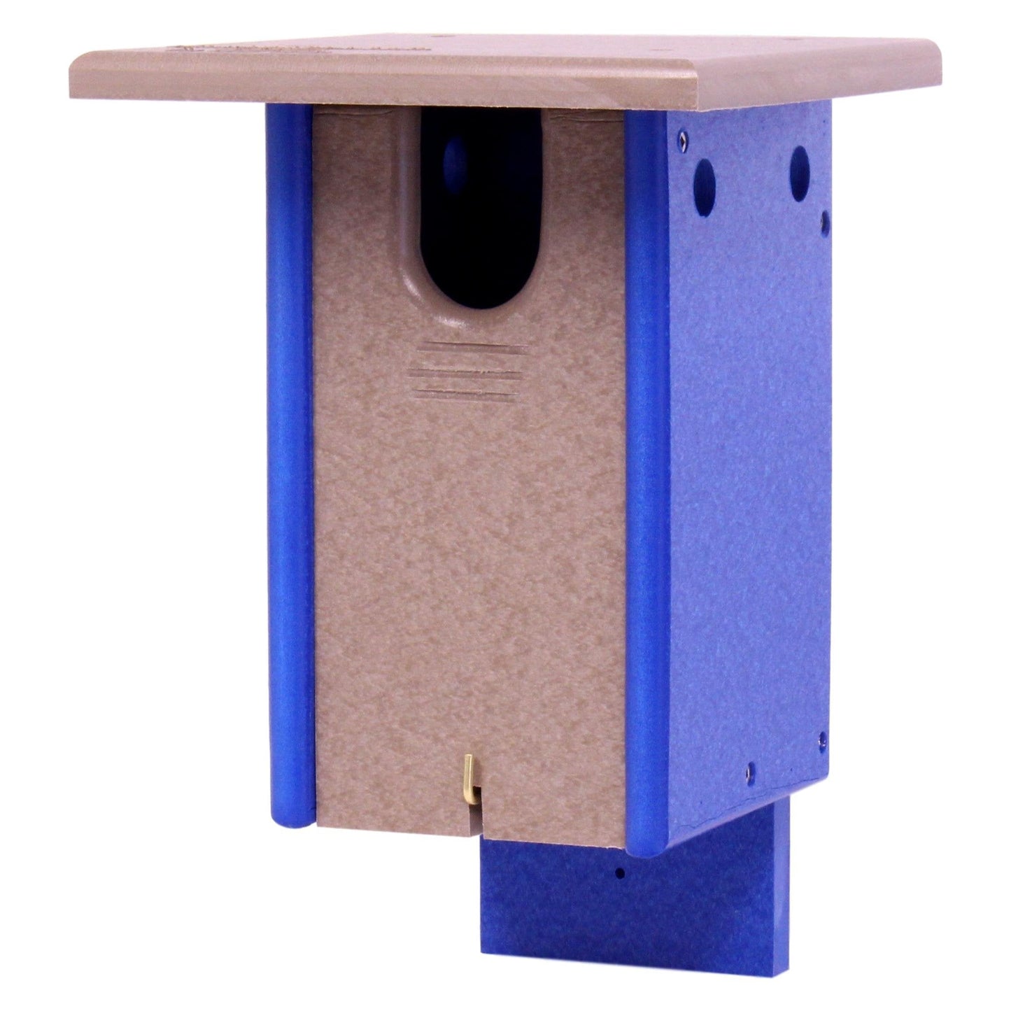 AmishToyBox.com Bluebird House, Post Mount, Amish-Made with 100% Recycled Poly Lumber