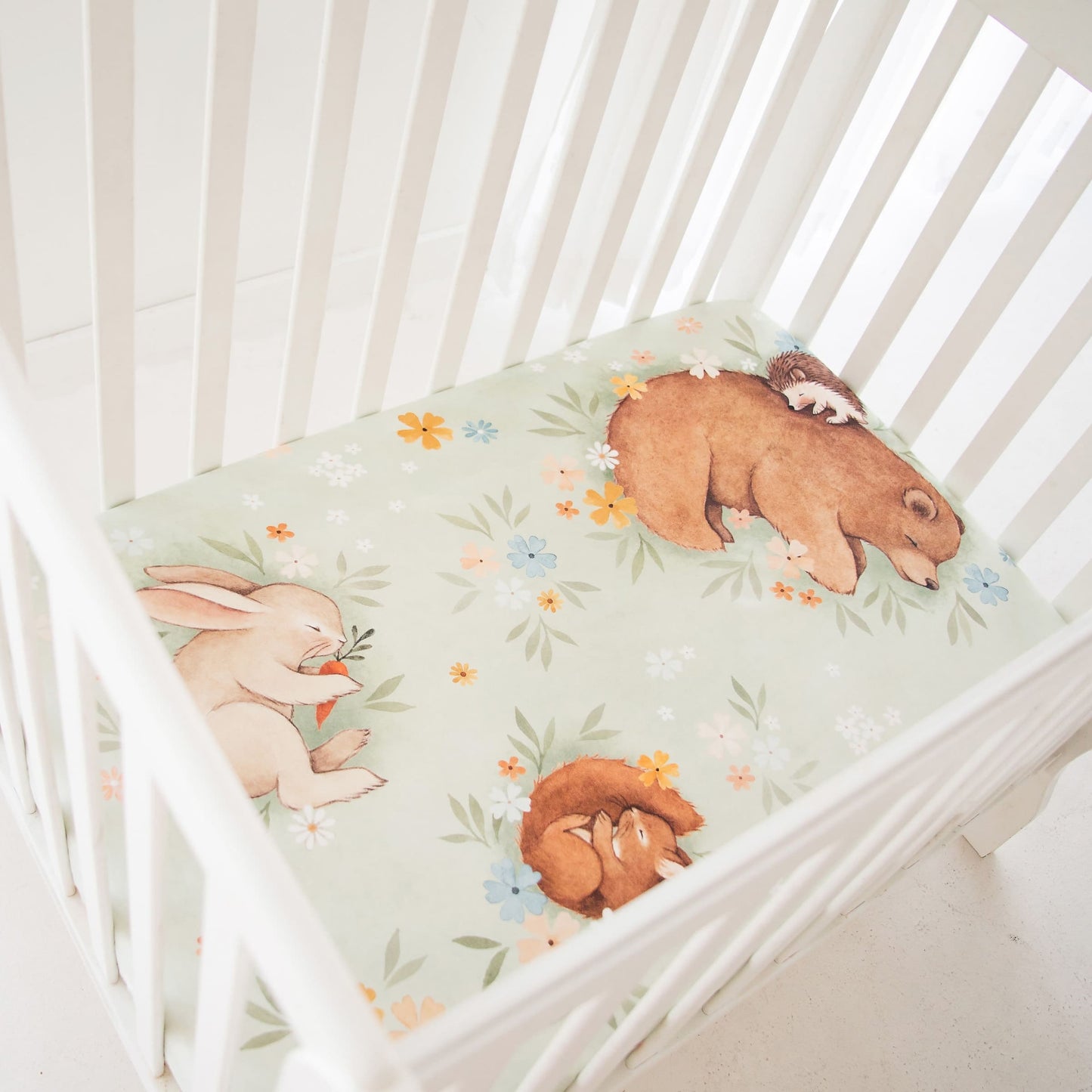 Enchanted Meadow Mini Crib Sheet