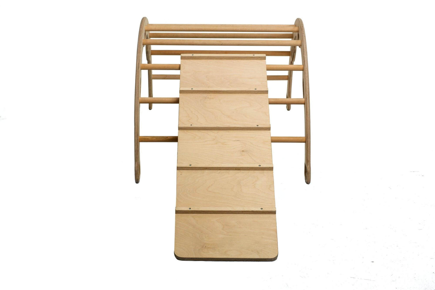 Montessori Climbing Arch Rocker with 2 Ramps and Pillow